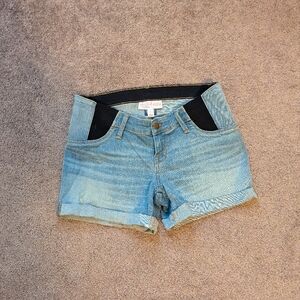 Motherhood Maternity Blue Jean Shorts